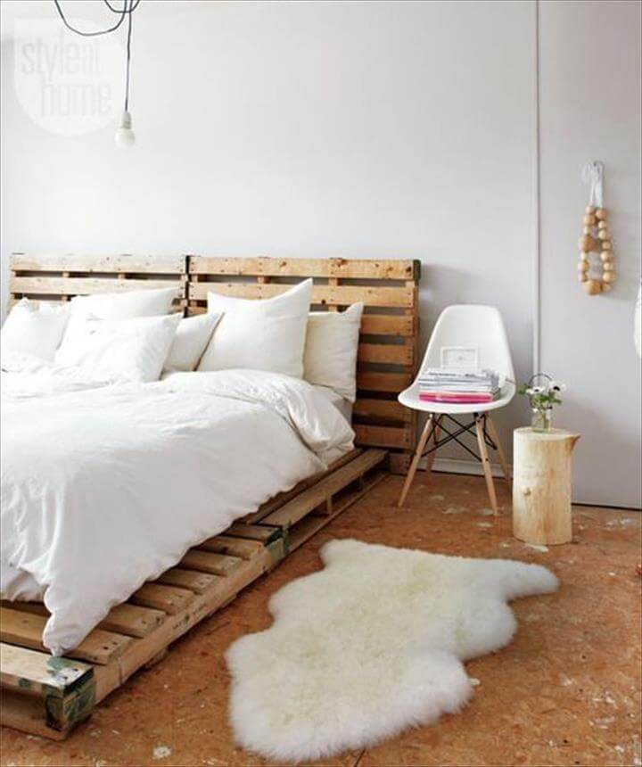 How To Make A Platform Bed With Wood Pallets