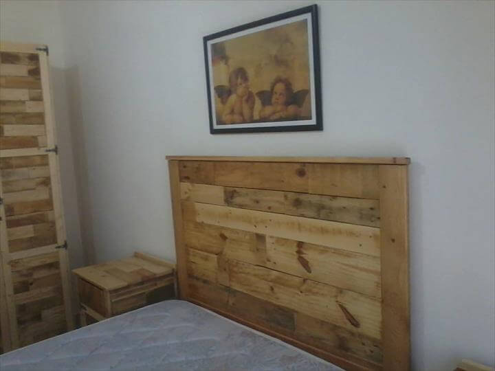 Bedroom Furniture Refurbish with Pallets | 101 Pallet Ideas
