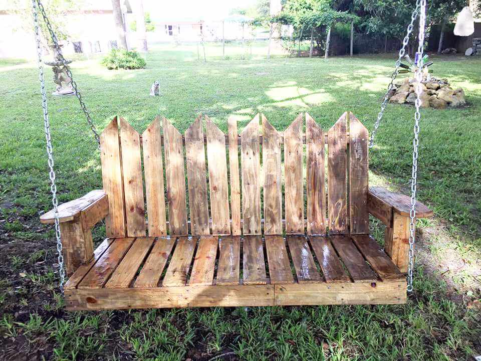 125 Awesome DIY Pallet Furniture Ideas
 Pallet Patio Swing