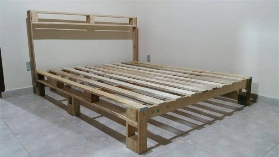 Bed Frame out of Pallets