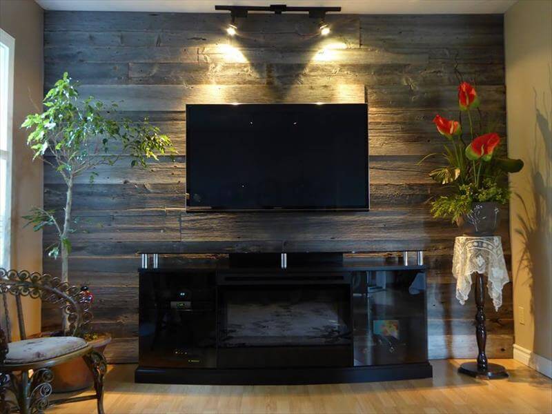 Wooden Pallet Wall Decor or Paneling Ideas