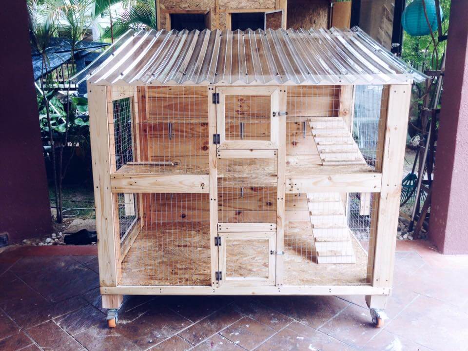 Pallet Pet House / Wooden Bird Cages